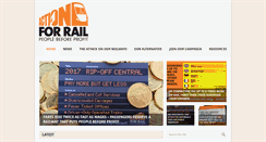 Desktop Screenshot of actionforrail.org