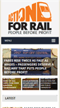 Mobile Screenshot of actionforrail.org